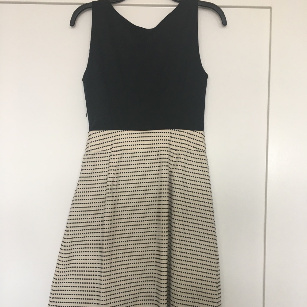 Black and white dress